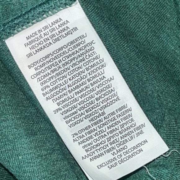 VEUC-LIKE NEW ~ Polo 1/4 Zip Pullover Men’s Medium Green (Jersey Polo SOFT!) - Picture 9 of 10